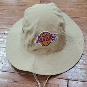 Los Angeles Lakers Beige Bucket Hat